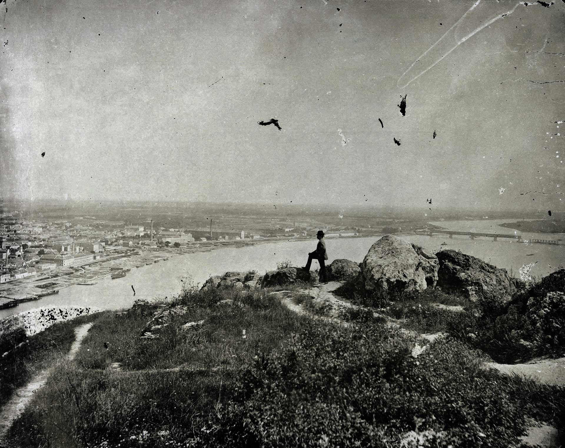 Gellért Hill, 1900 (source: Fortepan / Budapest City Archives / Photos of György Klösz)