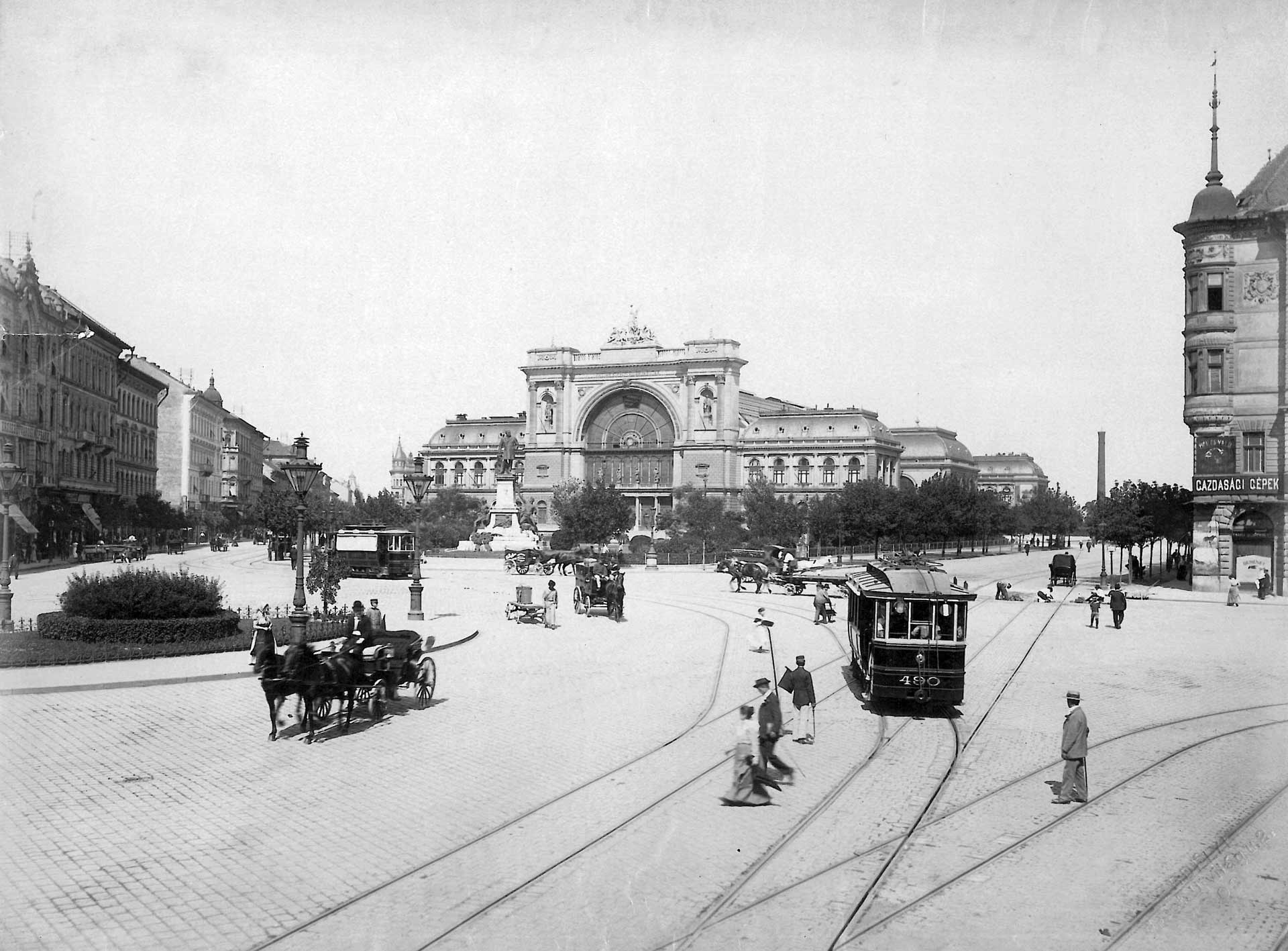 Eastern Railway Station in Budapest, 1903 (source: Fortepan / Noémi Saly)