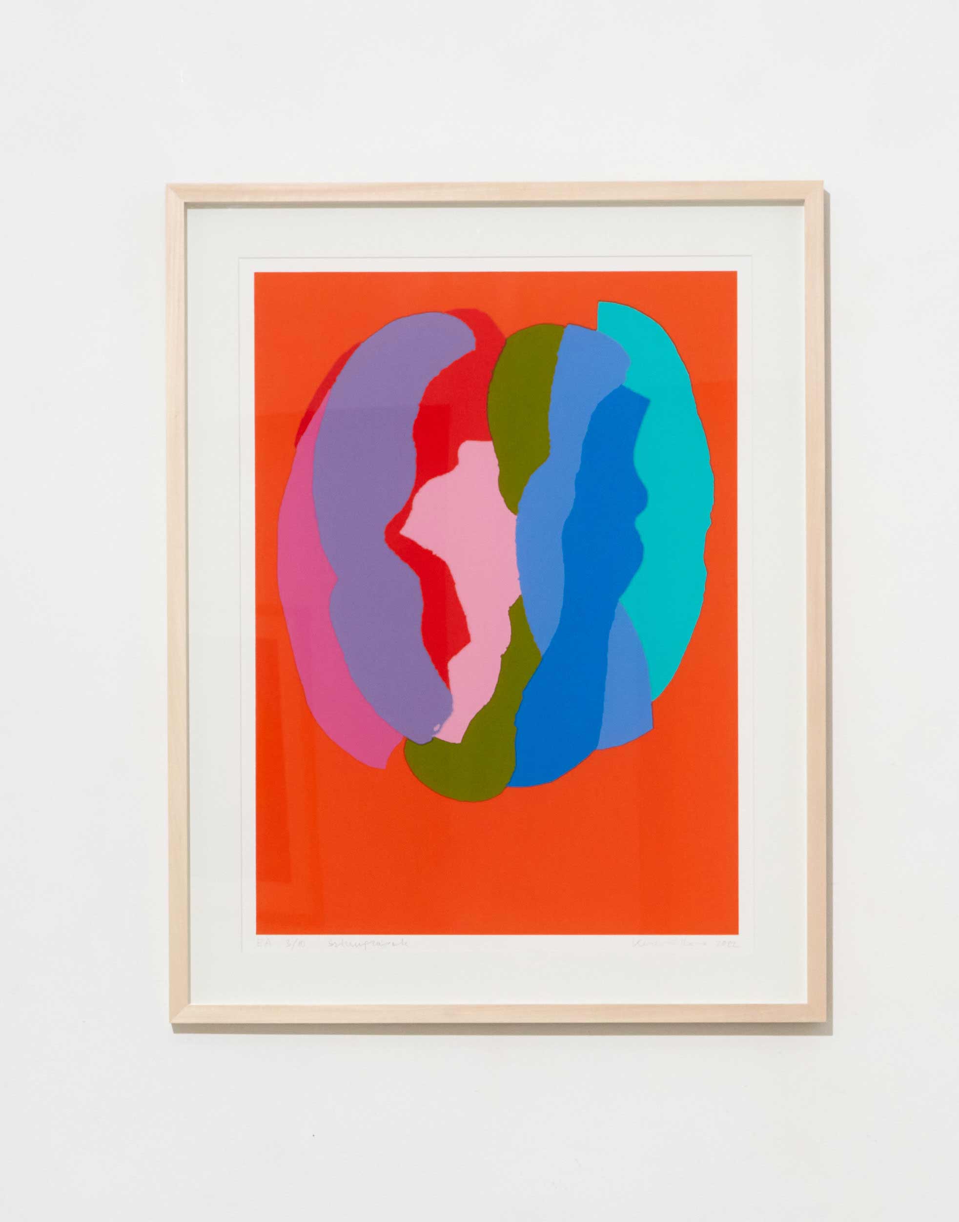 Keserü Ilona Being-Colour Leaps című kiállítása a Kisteremben, 2023 (forrás: Budapest Contemporary Kortárs Képzőművészeti Vásár)