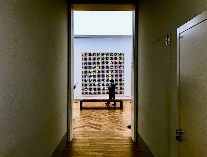 Gerhard Richter kiállítása a Museum Barberiniben Potsdamban (fotó: Gyémánt Balázs)