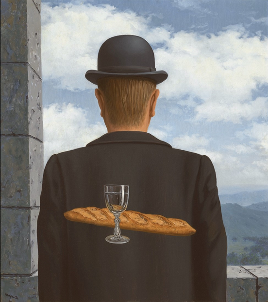 René Magritte: L’ami intime, 1958 (forrás: Christie's)
